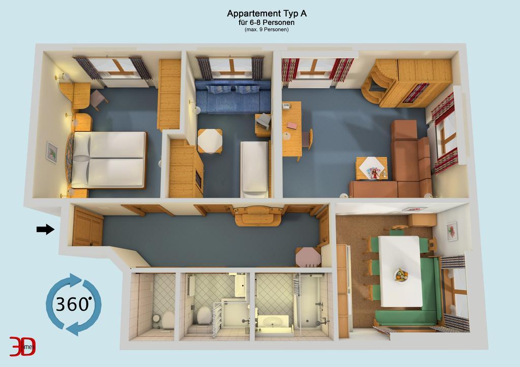 Haus Wallis Hotell Lech am Arlberg Rum bild